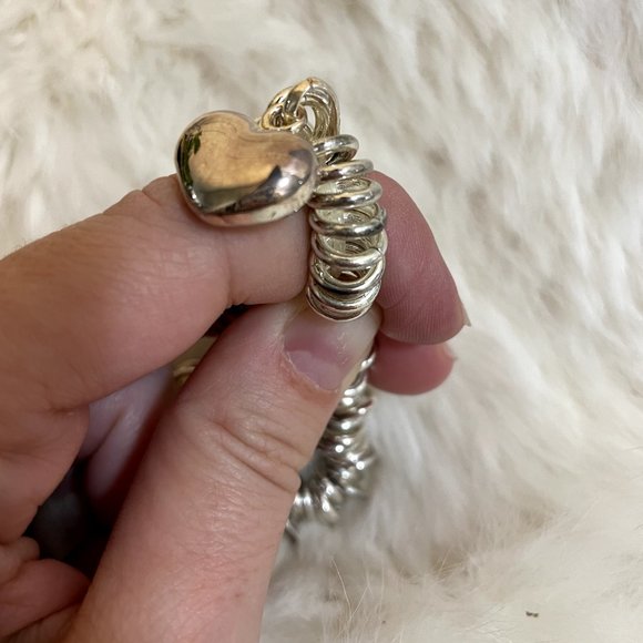 Genuine Links of London Heavy Sterling Silver Charm Sweetie Bracelet - Picture 4 of 5